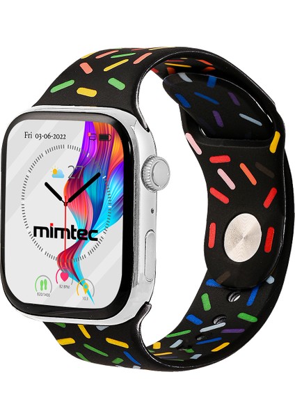 Apple Watch 3 4 5 6 7 8 Se Nike Uyumlu 42 44 45 49MM Renkli Kordon