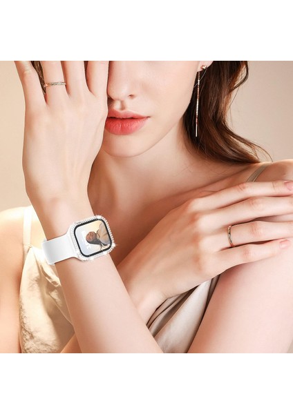 Apple Watch 1 2 3 4 5 6 7 8 Se Serisi 40MM 360 Tam Koruma Silikon Kılıf modelleri