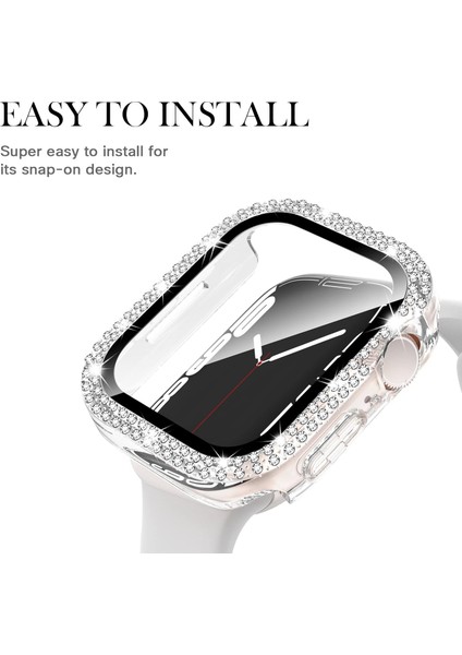 Apple Watch 1 2 3 4 5 6 7 8 Se Serisi 40MM 360 Tam Koruma Silikon Kılıf fırsatları