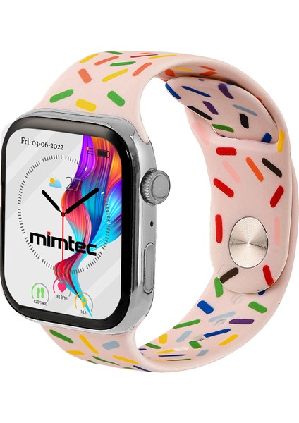 Apple Watch 3 4 5 6 7 8 Se Nike Uyumlu 42 44 45 49MM Renkli Kordon