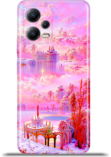 Xiaomi Redmi Note 12 5g Kılıf Esnek Silikon Kamera Koruma 4K Desenli Özel Tasarım - Aşk Mevsimi