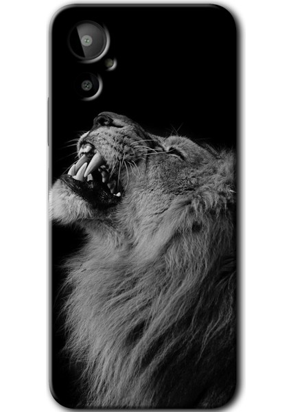 General Mobile 23 Se/gm 23 Se Kılıf Hd Desen Baskılı Arka Kapak - Lion
