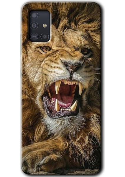 Galaxy A51 Kılıf Hd Desen Baskılı Arka Kapak + Kırılmaz Cam - Lion King