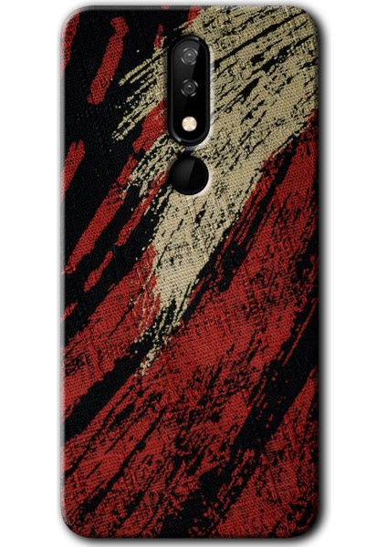 Casper Via P3 Kılıf Hd Desen Baskılı Arka Kapak + Kırılmaz Cam - Kumaş Deseni 6