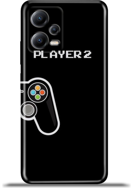 Xiaomi Redmi Note 12 5g Kılıf Esnek Silikon Kamera Koruma 4K Desenli Özel Tasarım - Player2