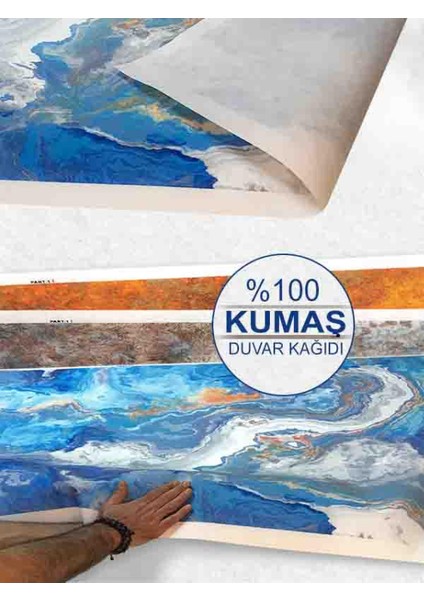 Modern Kum Sıva Desenli Silinebilir Tekstil Duvar Kağıdı