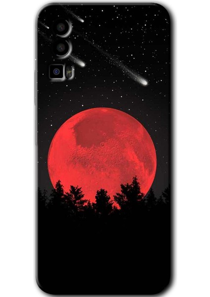 General Mobile 23/gm 23 Kılıf Hd Desen Baskılı Arka Kapak - Kanlı Ay