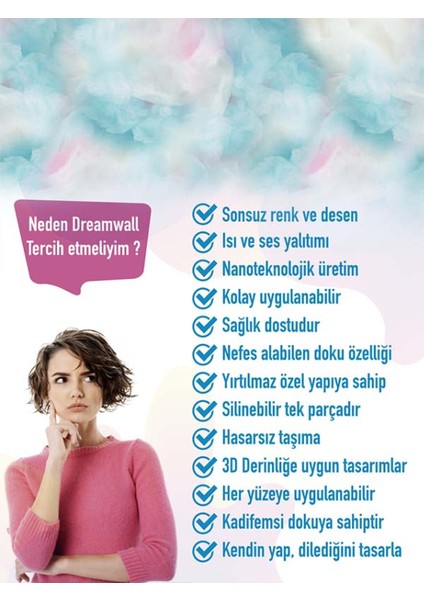 dreamwall 3 Boyutlu Labirent Desenli Silinebilir Tekstil Duvar Kağıdı