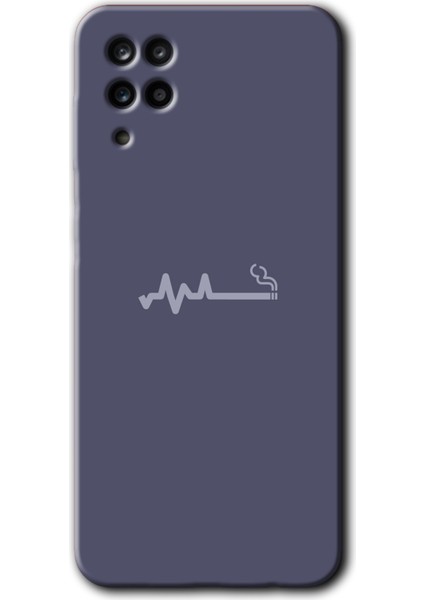 Galaxy A12 Kılıf Hd Desen Baskılı Arka Kapak - Sigara Zararlıdır