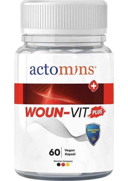 Woun-Vit Plus 60 Kapsül  Takviye Edici Gıda