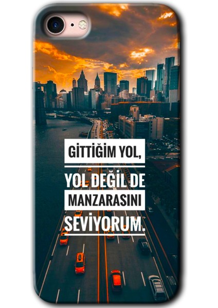 Apple iPhone 7 Kılıf Hd Desen Baskılı Arka Kapak - Manzara Seviyorum