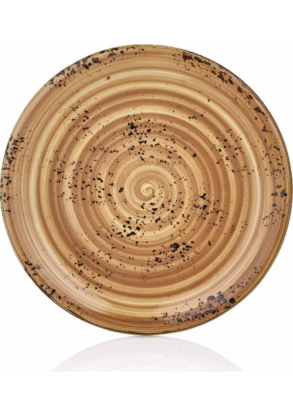 - Zest - Zt-25-Dz - Düz Tabak - 25 cm - Vintage 12 Adet