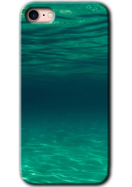 Apple iPhone 7 Kılıf Hd Desen Baskılı Arka Kapak - Derin Deniz