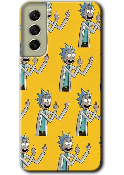 Galaxy S21 Fe Kılıf Hd Desen Baskılı Arka Kapak - Rick Felsefesi