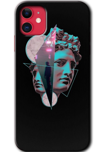 Apple iPhone 11 Kılıf Hd Desen Baskılı Arka Kapak - Heykel