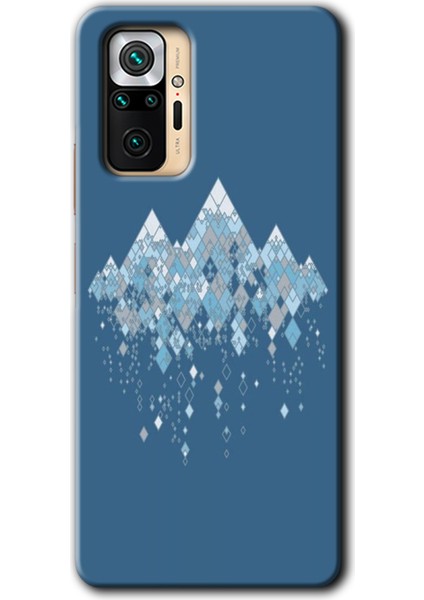 Redmi Note 10 Pro Kılıf Hd Desen Baskılı Arka Kapak + Kırılmaz Cam - Iceberg