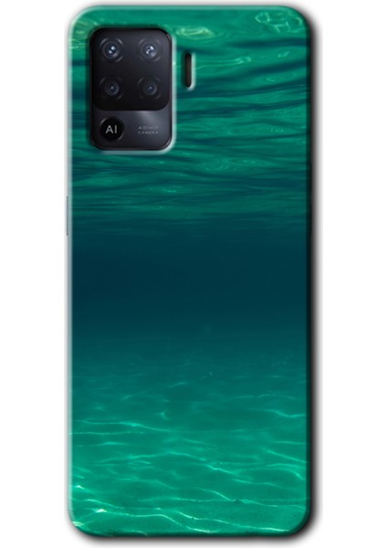 Oppo Reno 5 Lite Kılıf Hd Desen Baskılı Arka Kapak - Derin Deniz