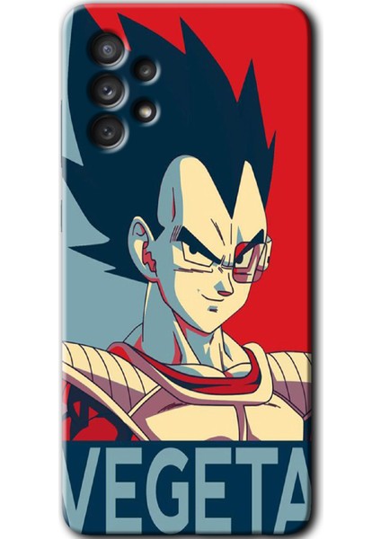 Galaxy A32 4g Kılıf Hd Desen Baskılı Arka Kapak - Vegeta