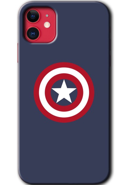 Apple iPhone 11 Kılıf Hd Desen Baskılı Arka Kapak - Captain!