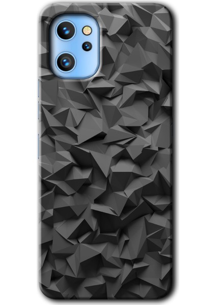 Reeder S19 Max Pro Kılıf Hd Desen Baskılı Arka Kapak - Dark Broke