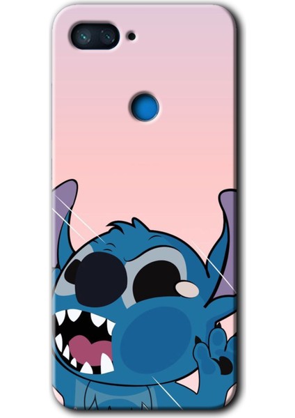 Xiaomi Mi 8 Lite Kılıf Hd Desen Baskılı Arka Kapak - Stitch