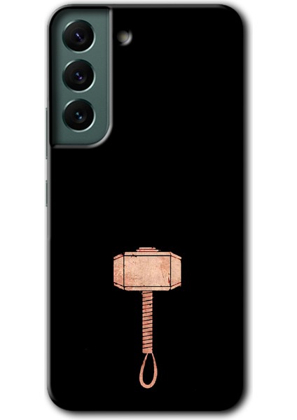Galaxy S22 Kılıf Hd Desen Baskılı Arka Kapak - Thor Çekiç