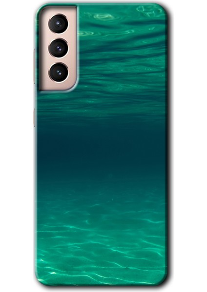 Galaxy S21 Kılıf Hd Desen Baskılı Arka Kapak - Derin Deniz