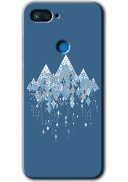 Xiaomi Mi 8 Lite Kılıf Hd Desen Baskılı Arka Kapak + Kırılmaz Cam - Iceberg