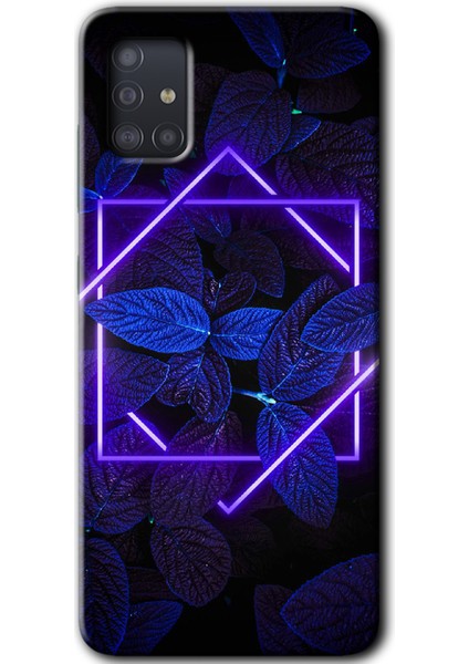 Galaxy A51 Kılıf Hd Desen Baskılı Arka Kapak - Mekanik Yaprak 5