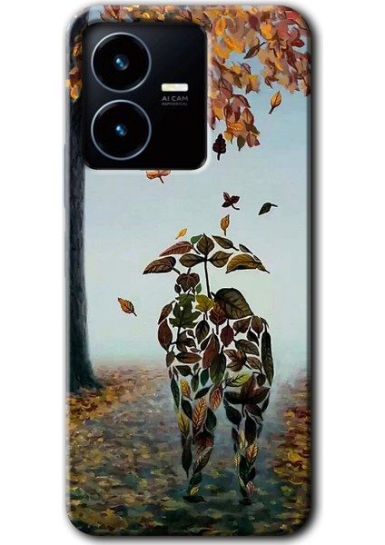 Vivo Y35S Kılıf Hd Desen Baskılı Arka Kapak - Doğadan Aşk