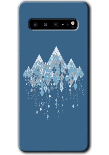 Galaxy S10 Plus Kılıf Hd Desen Baskılı Arka Kapak + Kırılmaz Cam - Iceberg