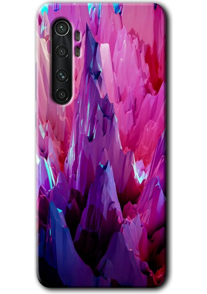 Xiaomi Mi Note 10 Lite Kılıf Hd Desen Baskılı Arka Kapak - Abstraction Sharp
