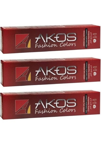 Tüp Boya 60 Ml - 7.77 Yoğun Bakır Kumral - 3'Lü Set