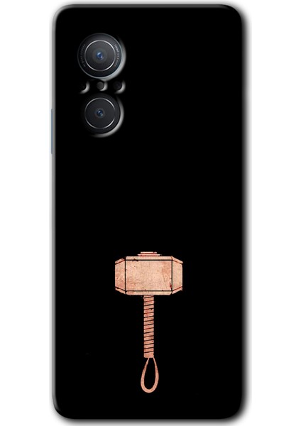 Huawei Nova 9 Se Kılıf Hd Desen Baskılı Arka Kapak + Kırılmaz Cam - Thor Çekiç