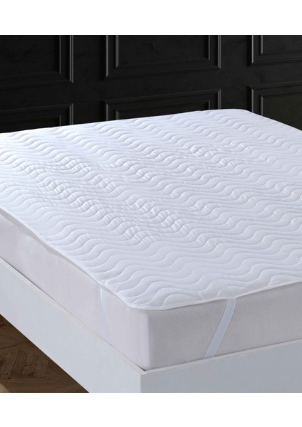 Cotton Collection Çift Kişilik Kapitone Yatak Alezi 200X200 cm Byz