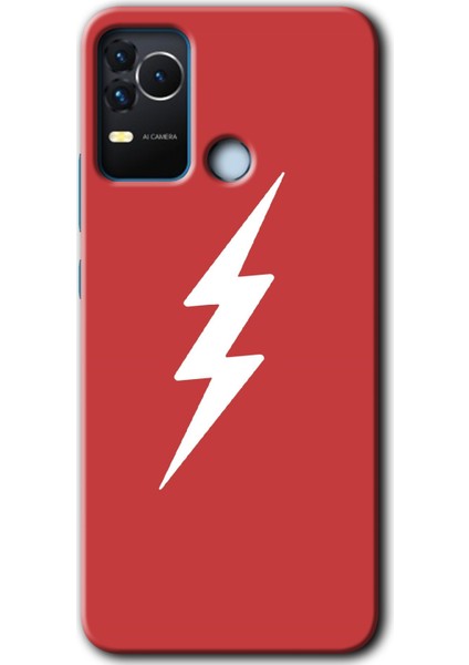 Omix X400 Kılıf Hd Desen Baskılı Arka Kapak - Flash Logo