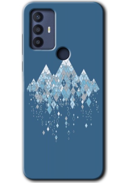 Tcl 30 Se Kılıf Hd Desen Baskılı Arka Kapak + Kırılmaz Cam - Iceberg