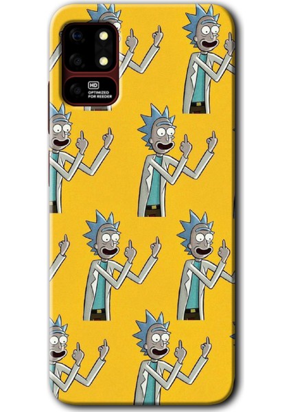Reeder S19 Max Kılıf Hd Desen Baskılı Arka Kapak - Rick Felsefesi