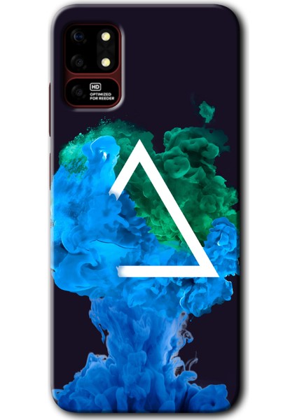 Reeder S19 Max Kılıf Hd Desen Baskılı Arka Kapak - Ink Clot