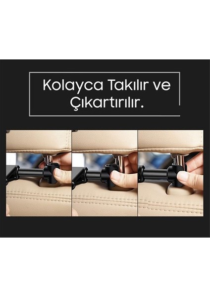 Suhz Araç Arka Koltuk 12.9 Inch Kadar Tablet Tutucu