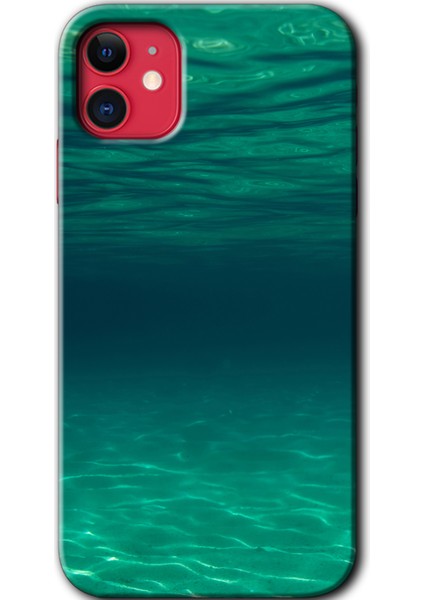 Apple iPhone 11 Kılıf Hd Desen Baskılı Arka Kapak - Derin Deniz