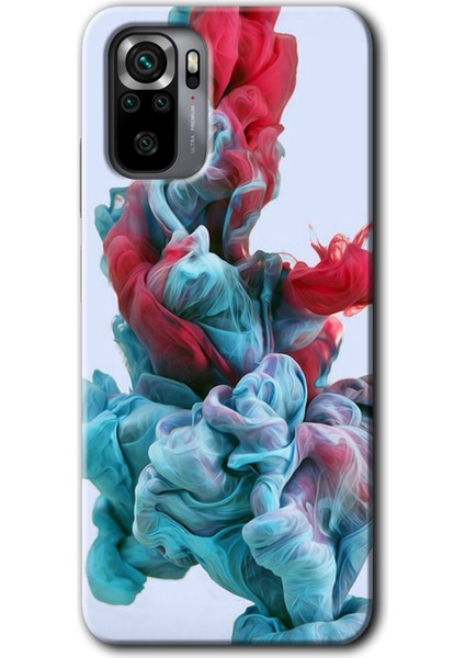 Redmi Note 10 Kılıf Hd Desen Baskılı Arka Kapak - Renkli Karışım
