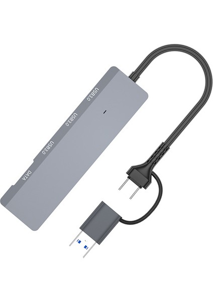 ADS-309D 4 Portlu Usb+Type-C USB 3.0 Çoklayıcı Data Hub Adaptör