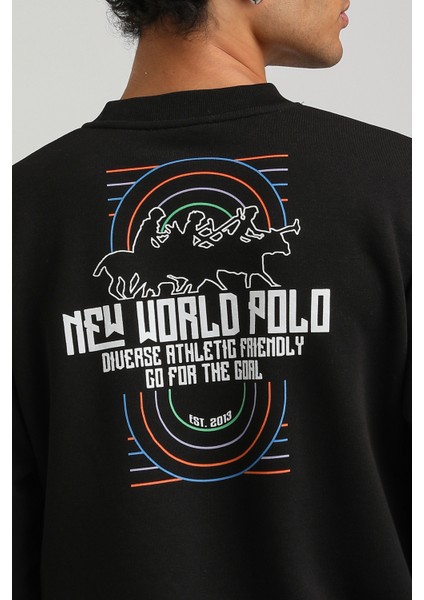 Bisiklet Yaka Siyah Slim Fit Sweatshirt 23FWM60158 fiyatları