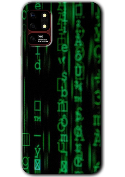 Reeder S19 Max Kılıf Hd Desen Baskılı Arka Kapak - Matrix