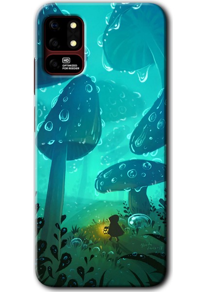 Reeder S19 Max Kılıf Hd Desen Baskılı Arka Kapak - Silhoutte Dropss