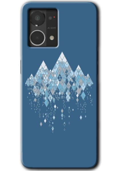 Oppo Reno 7 4g Kılıf Hd Desen Baskılı Arka Kapak - Iceberg