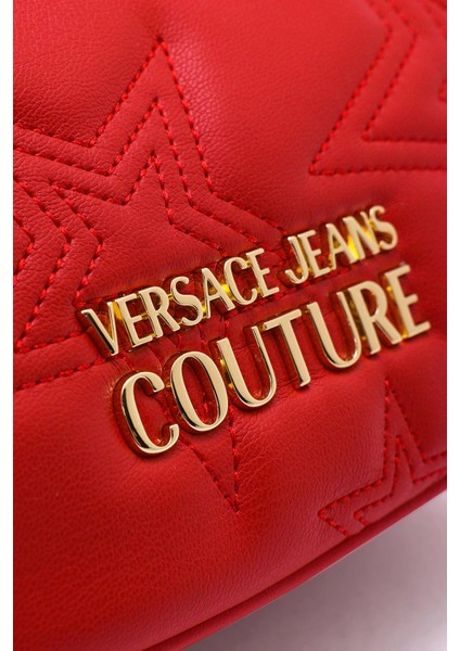 Versace Jeans Couture Yıldız İşlemeli Kadın Omuz Çantası