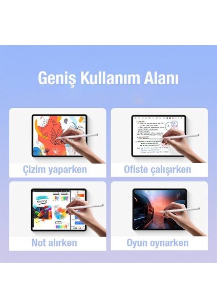 LED Işıklı Aktif Pasif Vers Avuç Içi Reddetme Şarjlı Kapasitif Stylus Tablet Dokunmatik Kalem