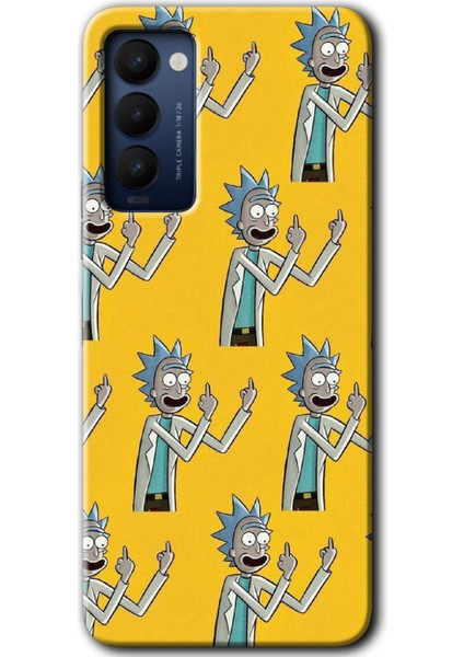 Tecno Camon 18T Kılıf Hd Desen Baskılı Arka Kapak - Rick Felsefesi
